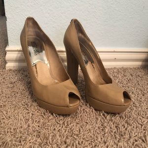 Michael Kors Nude Patent Leather Heels